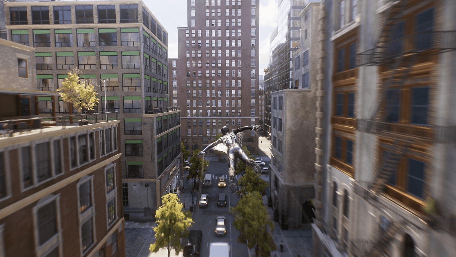 Marvel's Spider-Man 2 Web Wings gameplay image for traversal and district guides