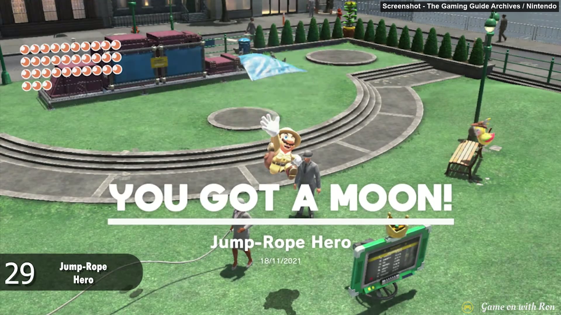 Super Mario Odyssey Power Moon reward image