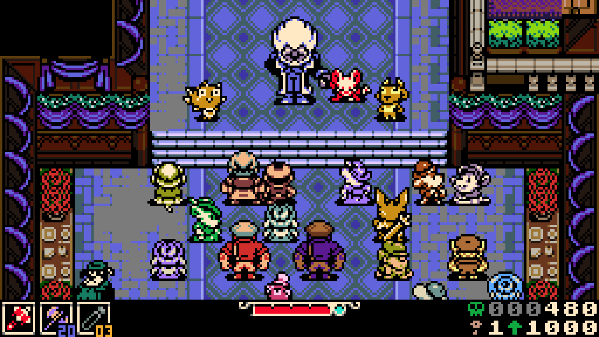 Mina the Hollower town screenshot for sidearm and trinket guide coverage