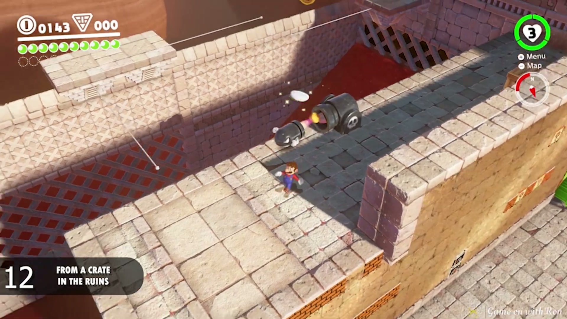 Super Mario Odyssey Sand Kingdom Power Moon 12 - From A Crate In The Ruins verified image 3