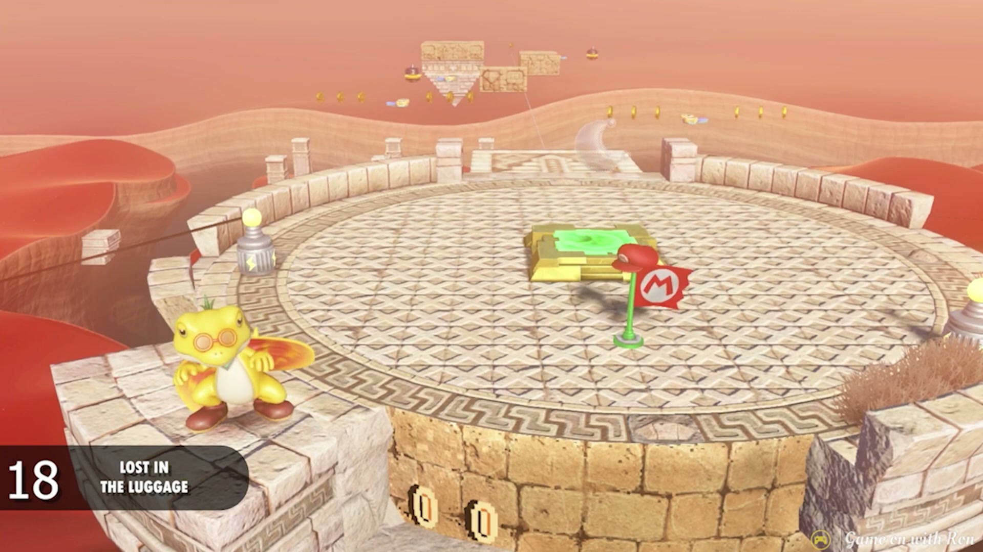 Super Mario Odyssey Sand Kingdom Power Moon 18 - Lost In The Luggage verified image 1
