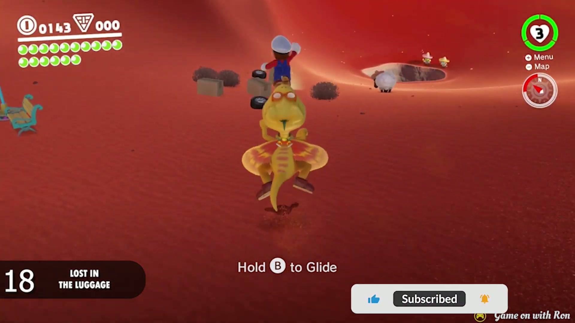 Super Mario Odyssey Sand Kingdom Power Moon 18 - Lost In The Luggage verified image 3