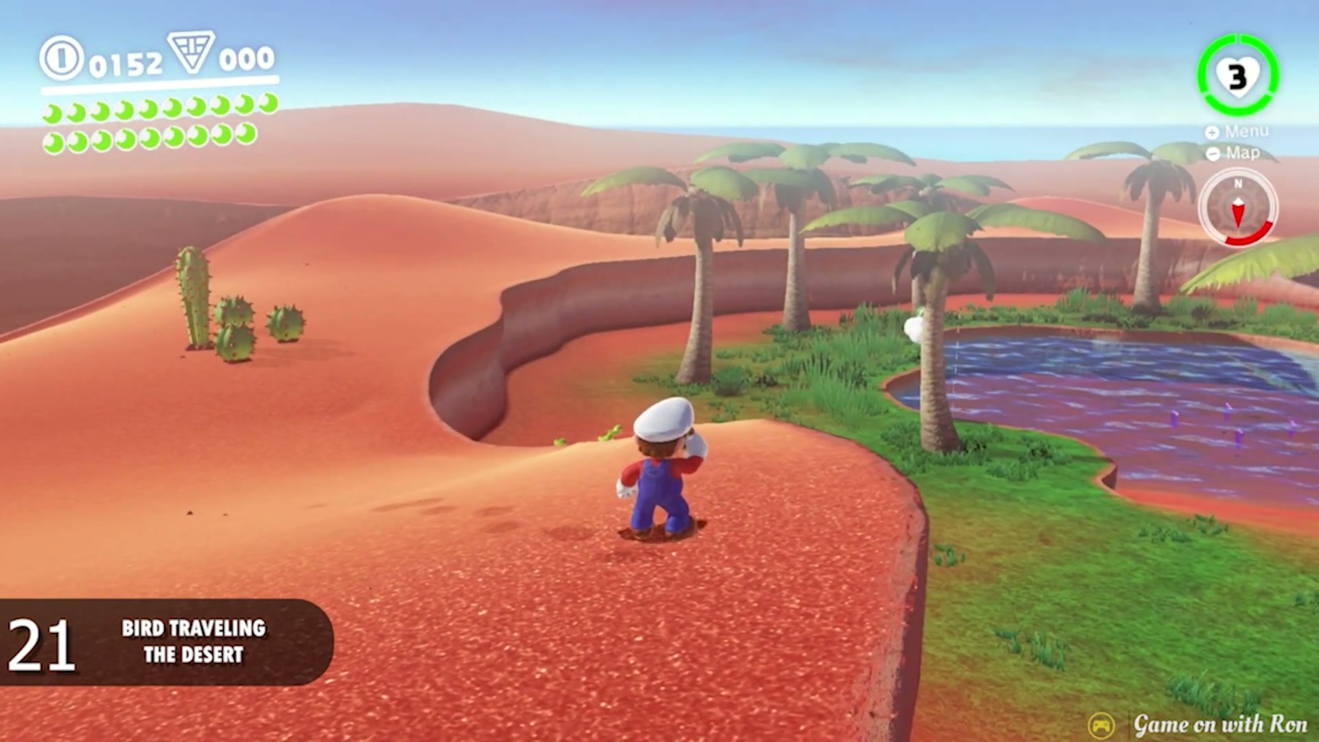 Super Mario Odyssey Sand Kingdom Power Moon 21 - Bird Traveling The Desert verified image 2