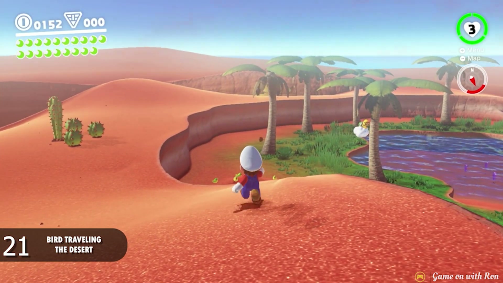 Super Mario Odyssey Sand Kingdom Power Moon 21 - Bird Traveling The Desert verified image 3