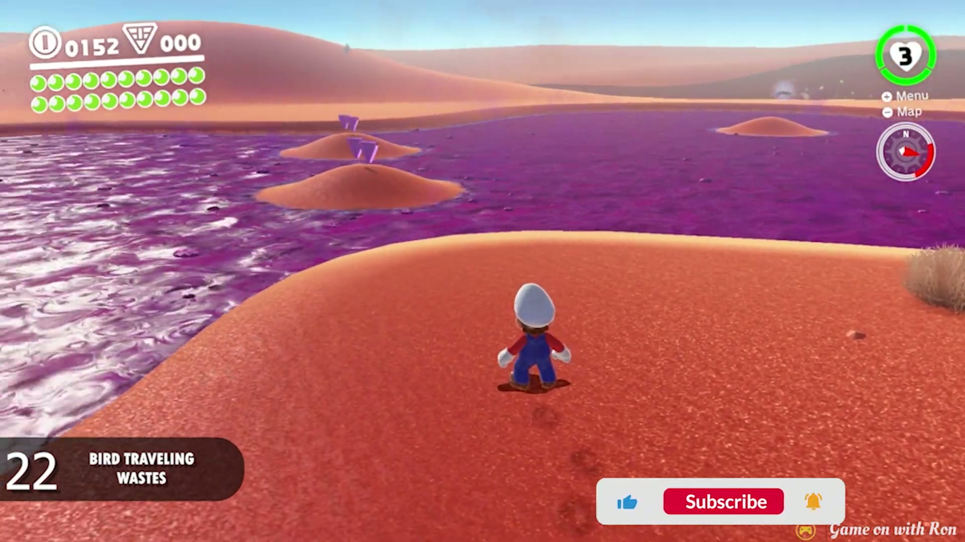 Super Mario Odyssey Sand Kingdom Power Moon 22 - Bird Traveling Wastes verified image 2