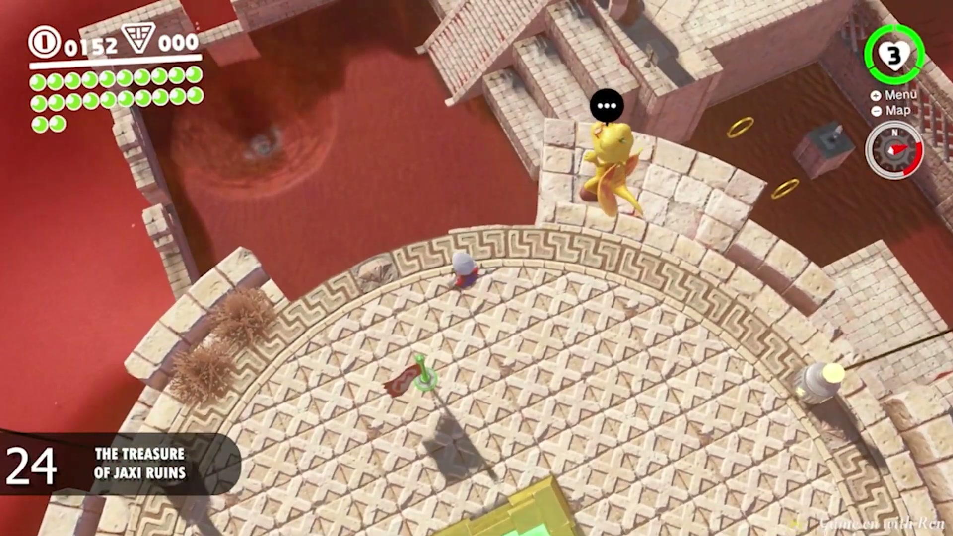 Super Mario Odyssey Sand Kingdom Power Moon 24 - The Treasure Of Jaxi Ruins verified image 1