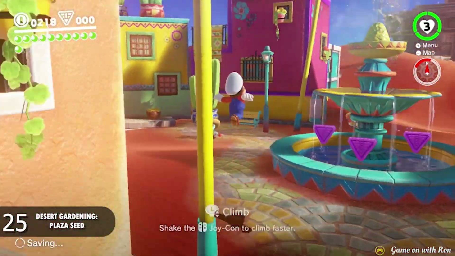 Super Mario Odyssey Sand Kingdom Power Moon 25 - Plaza Seeds verified image 2