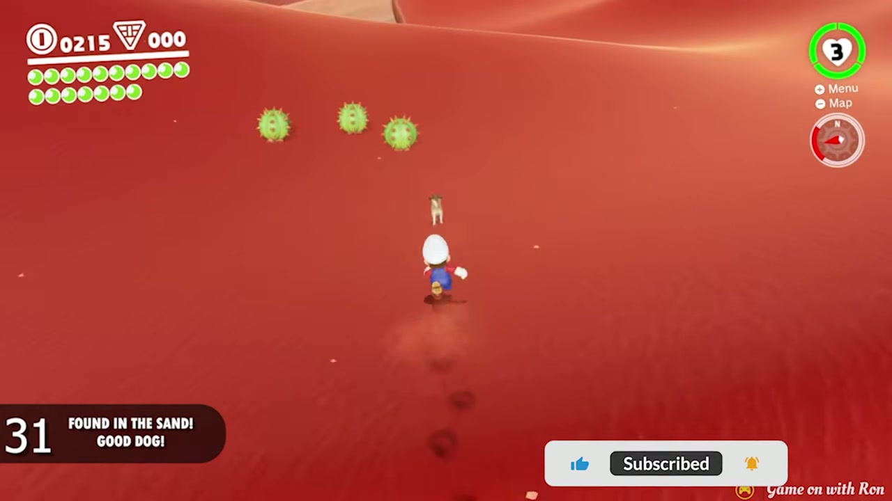 Super Mario Odyssey Sand Kingdom Power Moon 31 - Found In The Sand Good Dog verified guide image 3