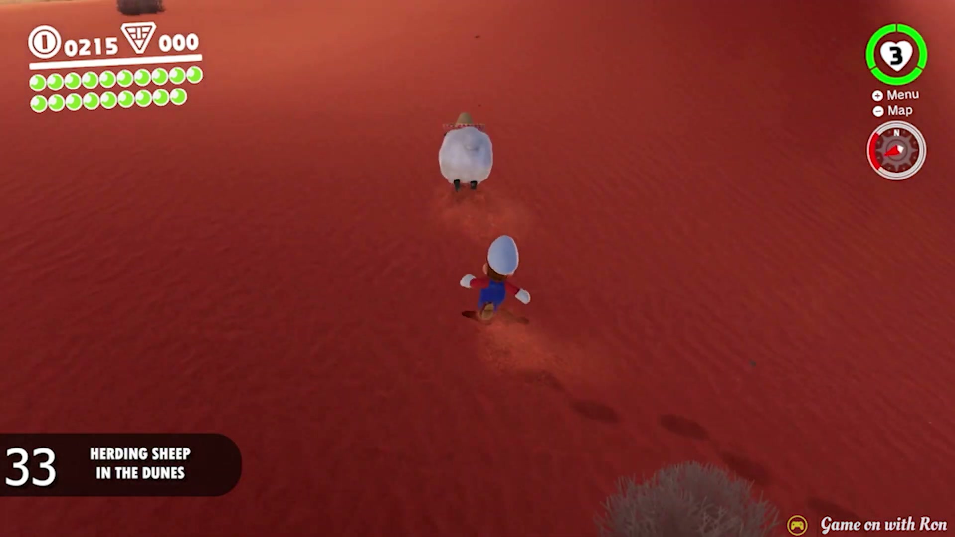 Super Mario Odyssey Sand Kingdom Power Moon 33 - Herding Sheep In The Dunes verified image 3