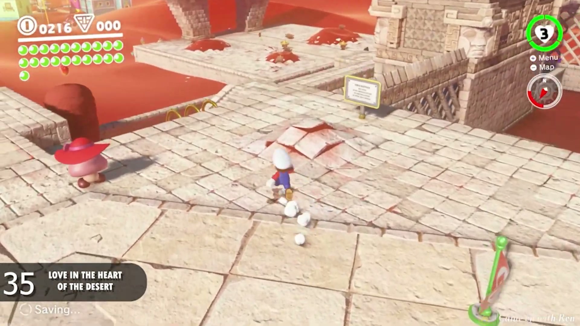 Super Mario Odyssey Sand Kingdom Power Moon 35 - Love In The Heart Of The Desert verified image 1