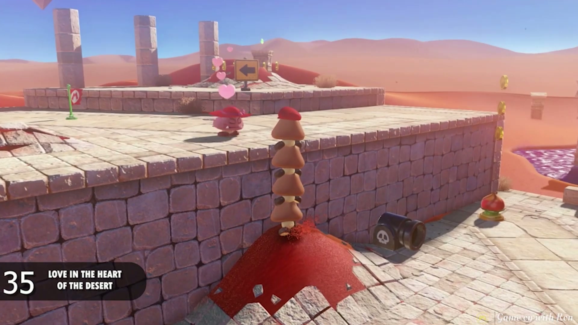 Super Mario Odyssey Sand Kingdom Power Moon 35 - Love In The Heart Of The Desert verified image 3