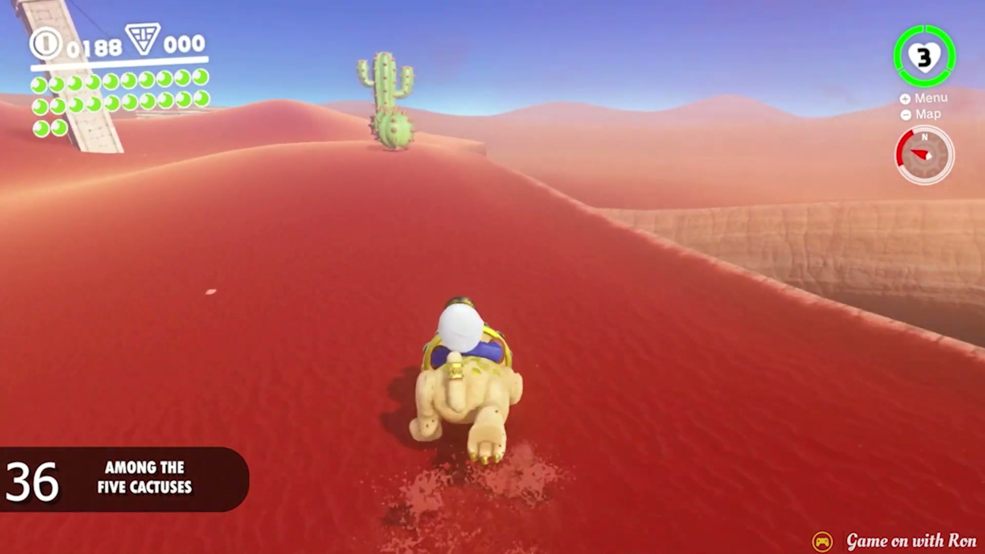 Super Mario Odyssey Sand Kingdom Power Moon 36 - Among The Five Cactuses verified image 3