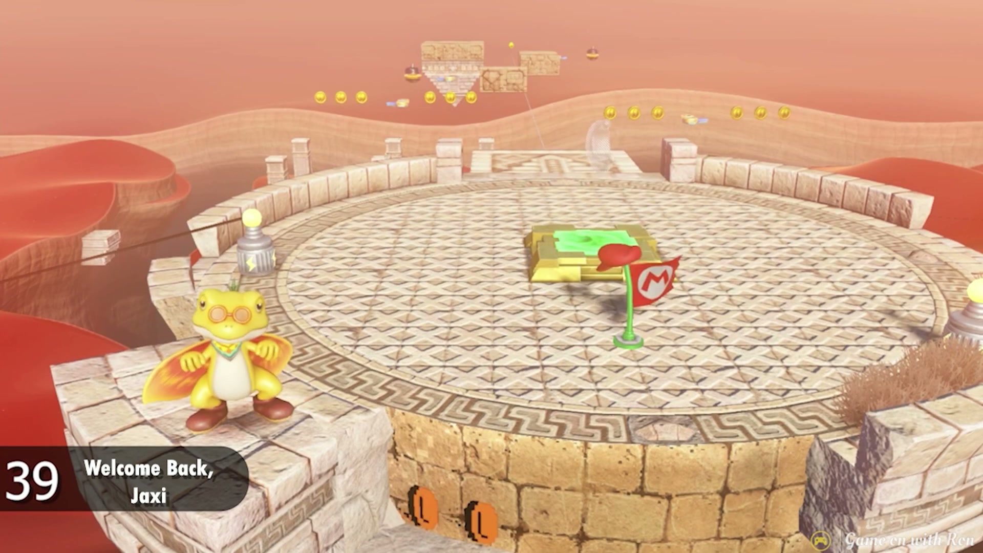 Super Mario Odyssey Sand Kingdom Power Moon 39 - Welcome Back Jaxi verified image 1