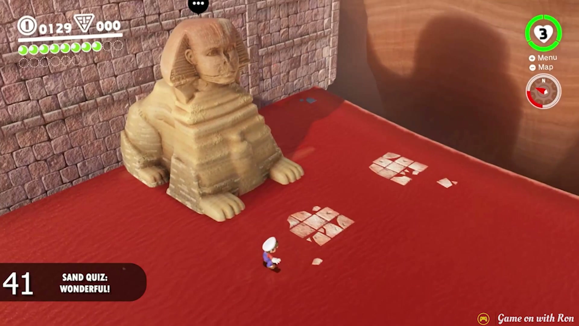Super Mario Odyssey Sand Kingdom Power Moon 41 - Sand Quiz Wonderful verified image 1