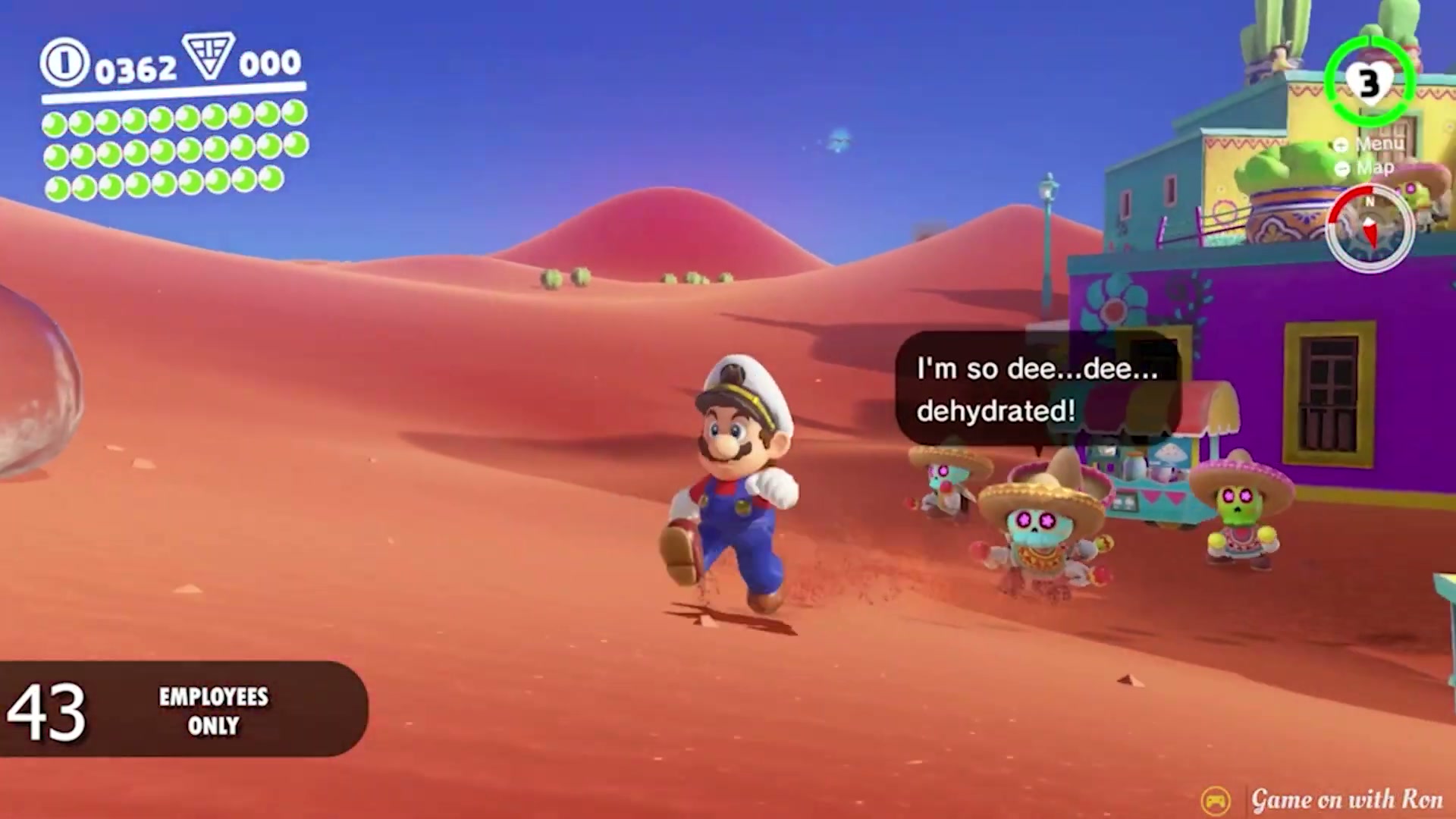 Super Mario Odyssey Sand Kingdom Power Moon 43 - Employee Only verified image 1