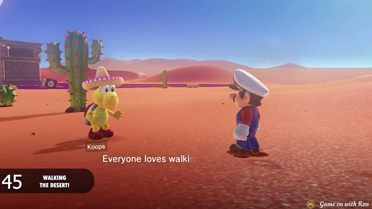 Super Mario Odyssey Sand Kingdom Power Moon 45 - Walking The Desert verified guide image 3