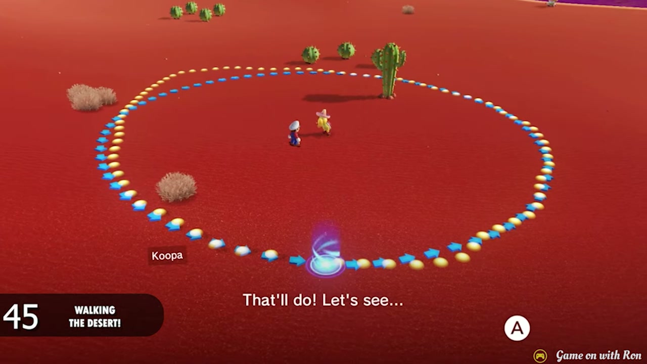 Super Mario Odyssey Sand Kingdom Power Moon 45 - Walking The Desert verified guide image 5