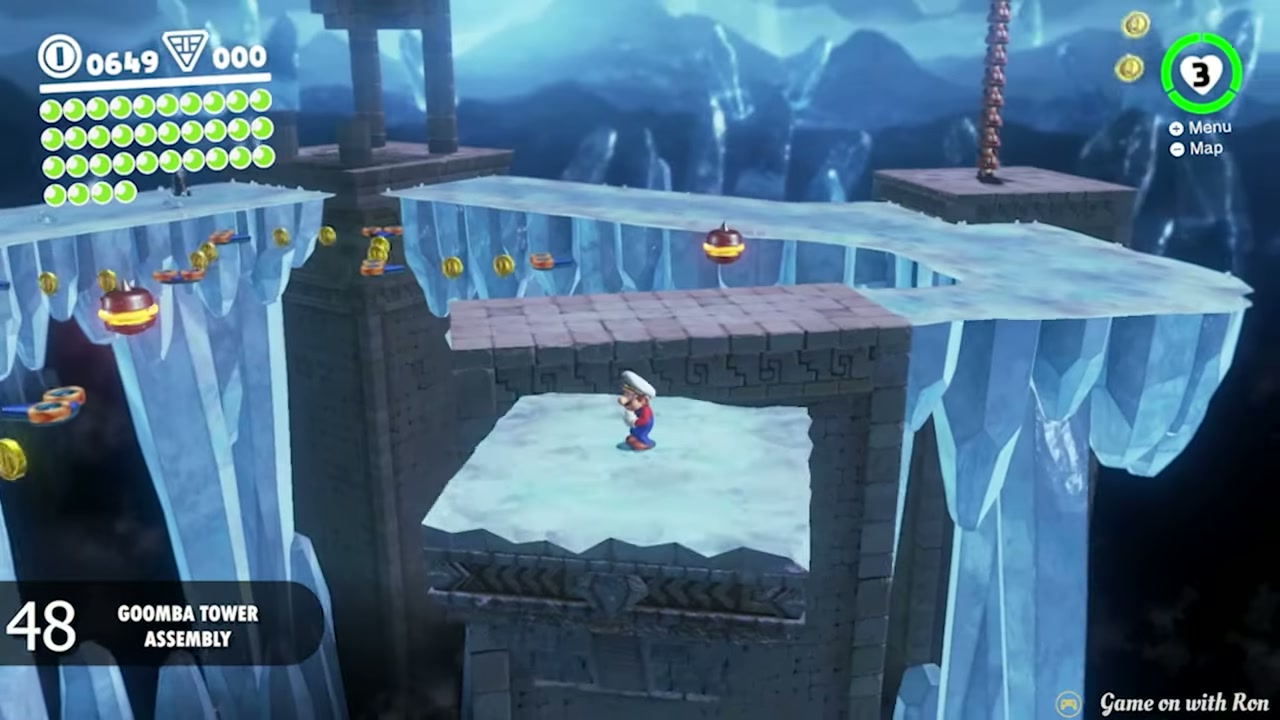 Super Mario Odyssey Sand Kingdom Power Moon 48 - Goomba Tower Assembly verified guide image 3