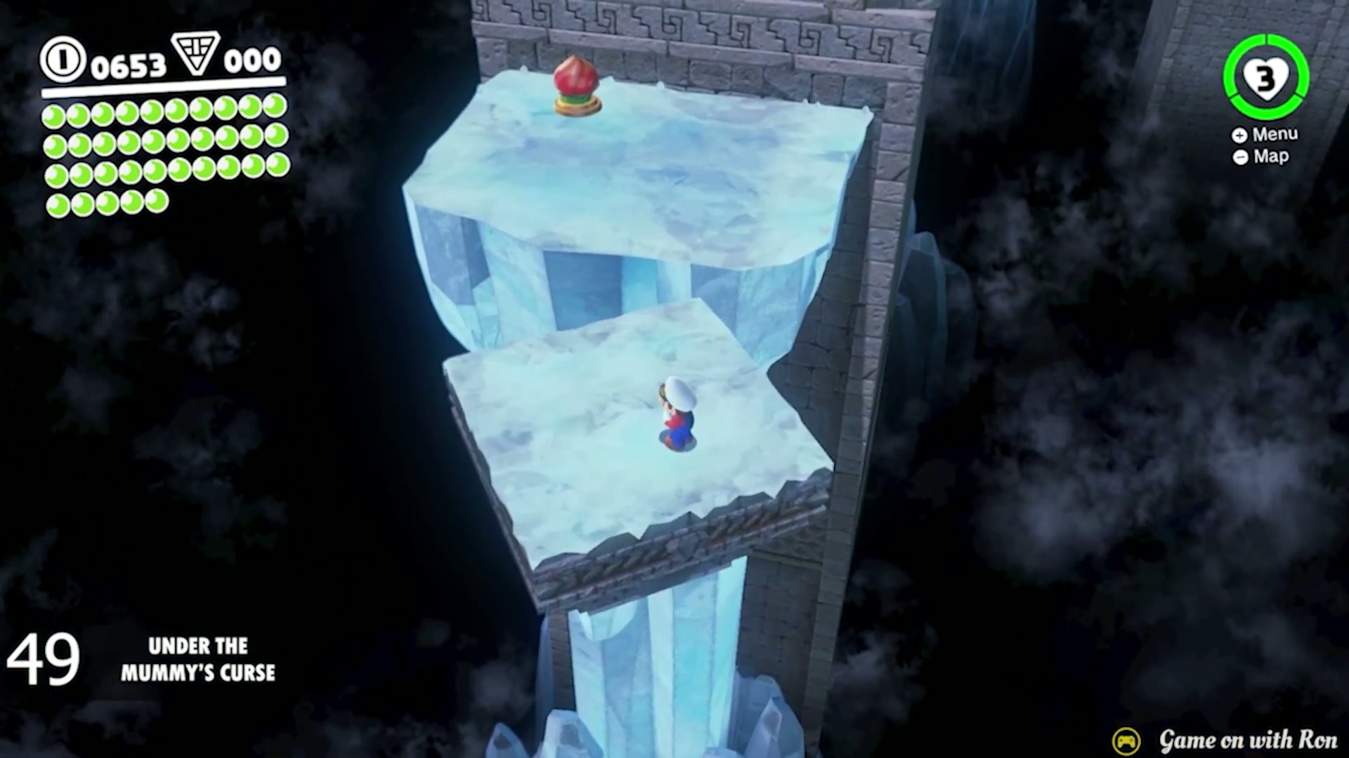 Super Mario Odyssey Sand Kingdom Power Moon 49 - Under The Mummy Curse verified image 1