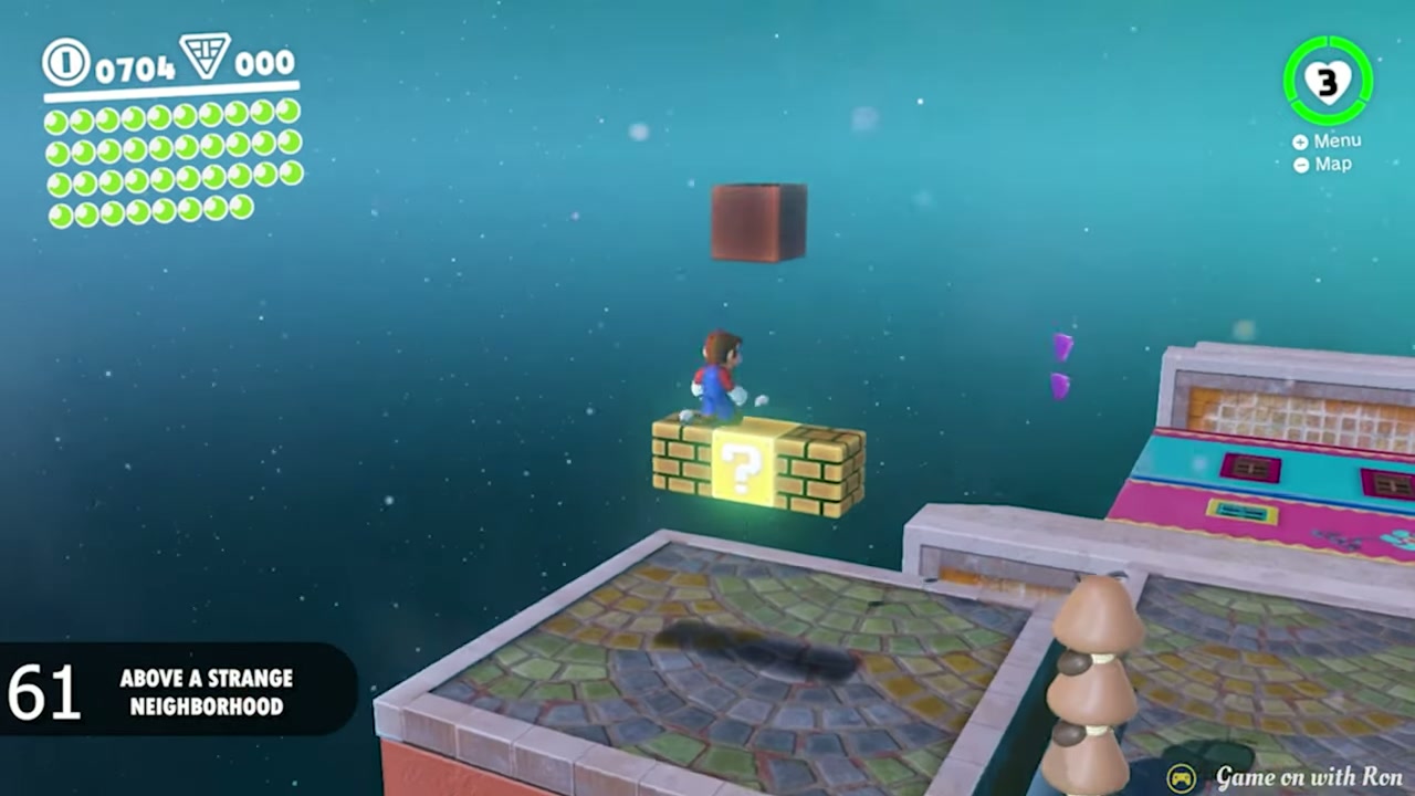 Super Mario Odyssey Sand Kingdom Power Moon 61 - Above a Strange Neighborhood verified guide image 2