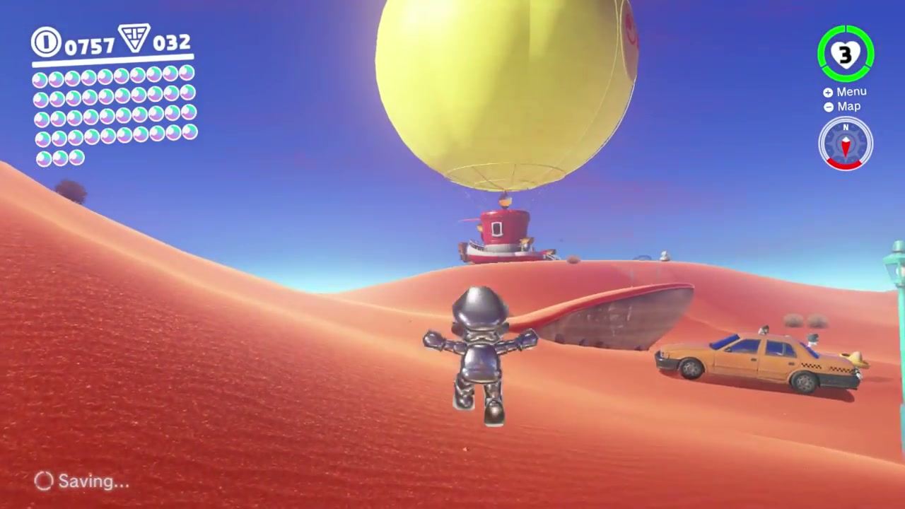 Super Mario Odyssey Sand Kingdom Power Moon 63 - Found with Sand Kingdom Art verified guide image 3