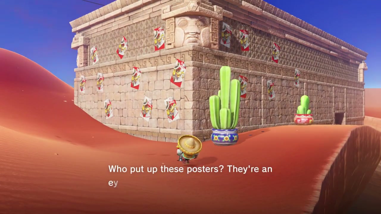 Super Mario Odyssey Sand Kingdom Power Moon 78 - Poster Clean Up verified guide image 1