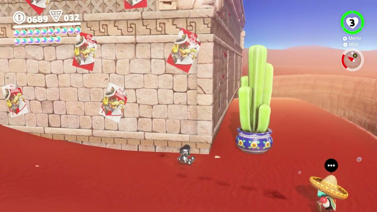 Super Mario Odyssey Sand Kingdom Power Moon 78 - Poster Clean Up verified guide image 2