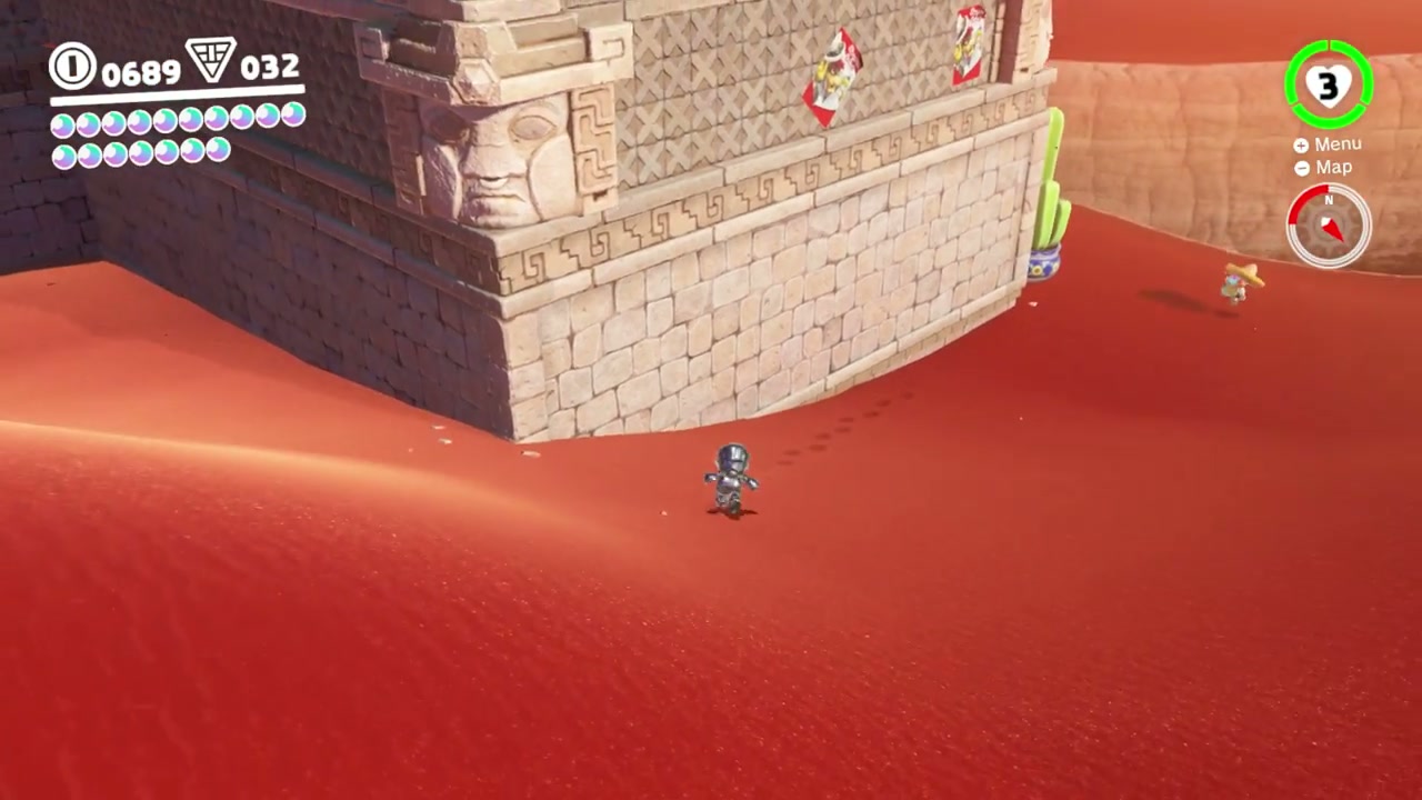 Super Mario Odyssey Sand Kingdom Power Moon 78 - Poster Clean Up verified guide image 4