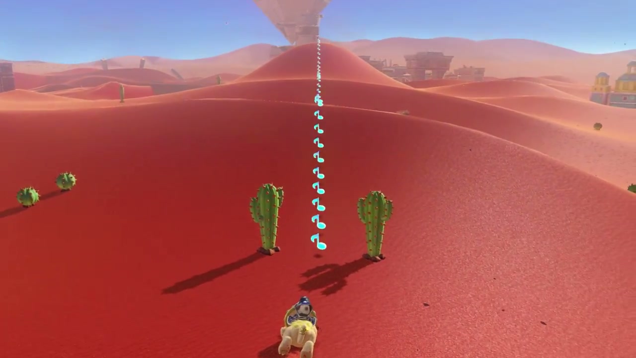 Super Mario Odyssey Sand Kingdom Power Moon 79 - Taking Notes Running Down verified guide image 1