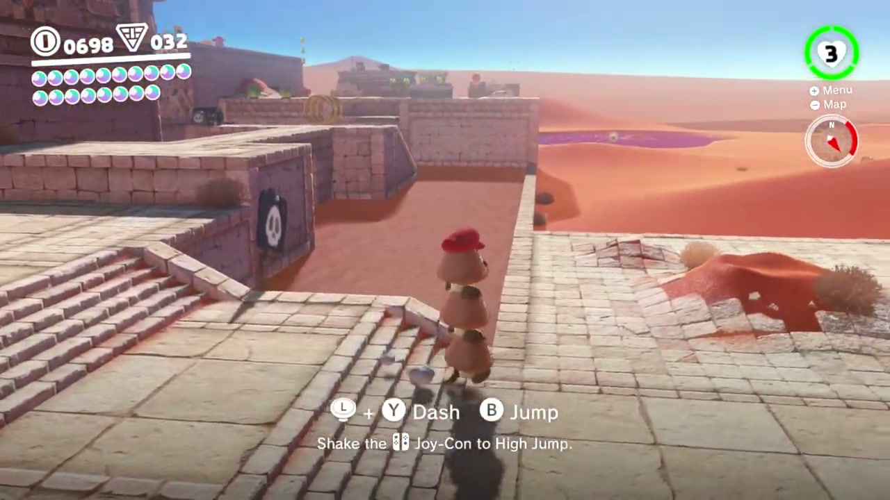 Super Mario Odyssey Sand Kingdom Power Moon 81 - Love at the Edge of the Desert verified guide image 2