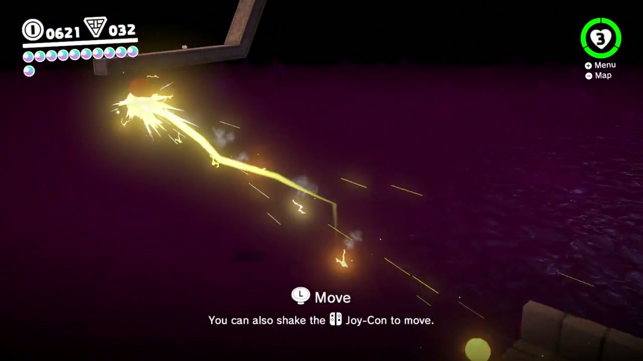 Super Mario Odyssey Sand Kingdom Power Moon 87 - Sinking Colossal Ruins Hurry verified guide image 1
