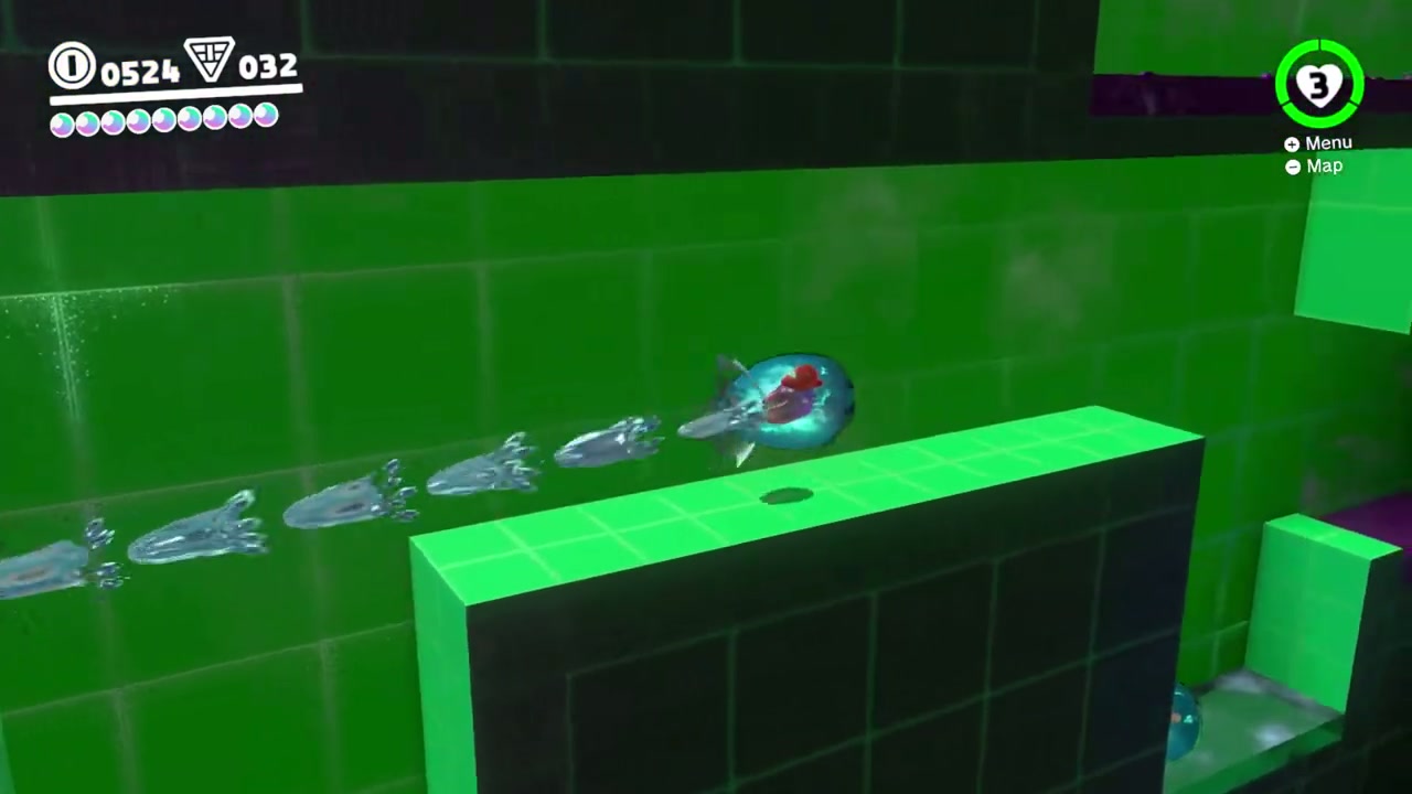 Super Mario Odyssey Sand Kingdom Power Moon 89 - Freezing Waterway Hidden Room verified guide image 2