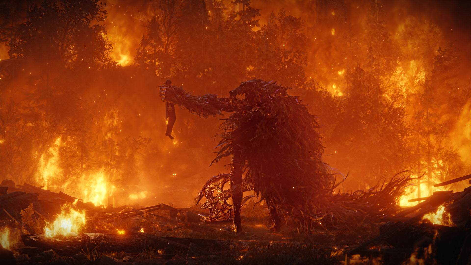 The Duskbloods fire boss screenshot for map and event coverage