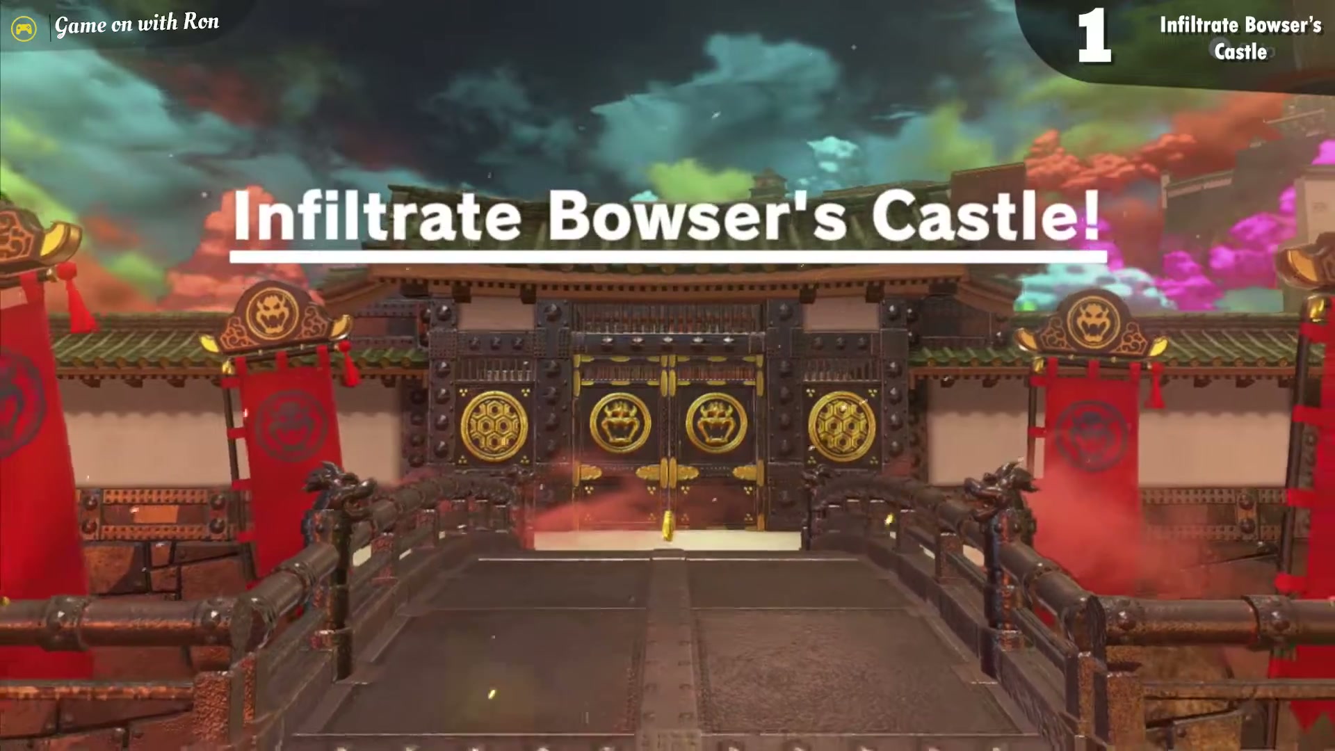 Infiltrate Bowser's Castle! screenshot 1