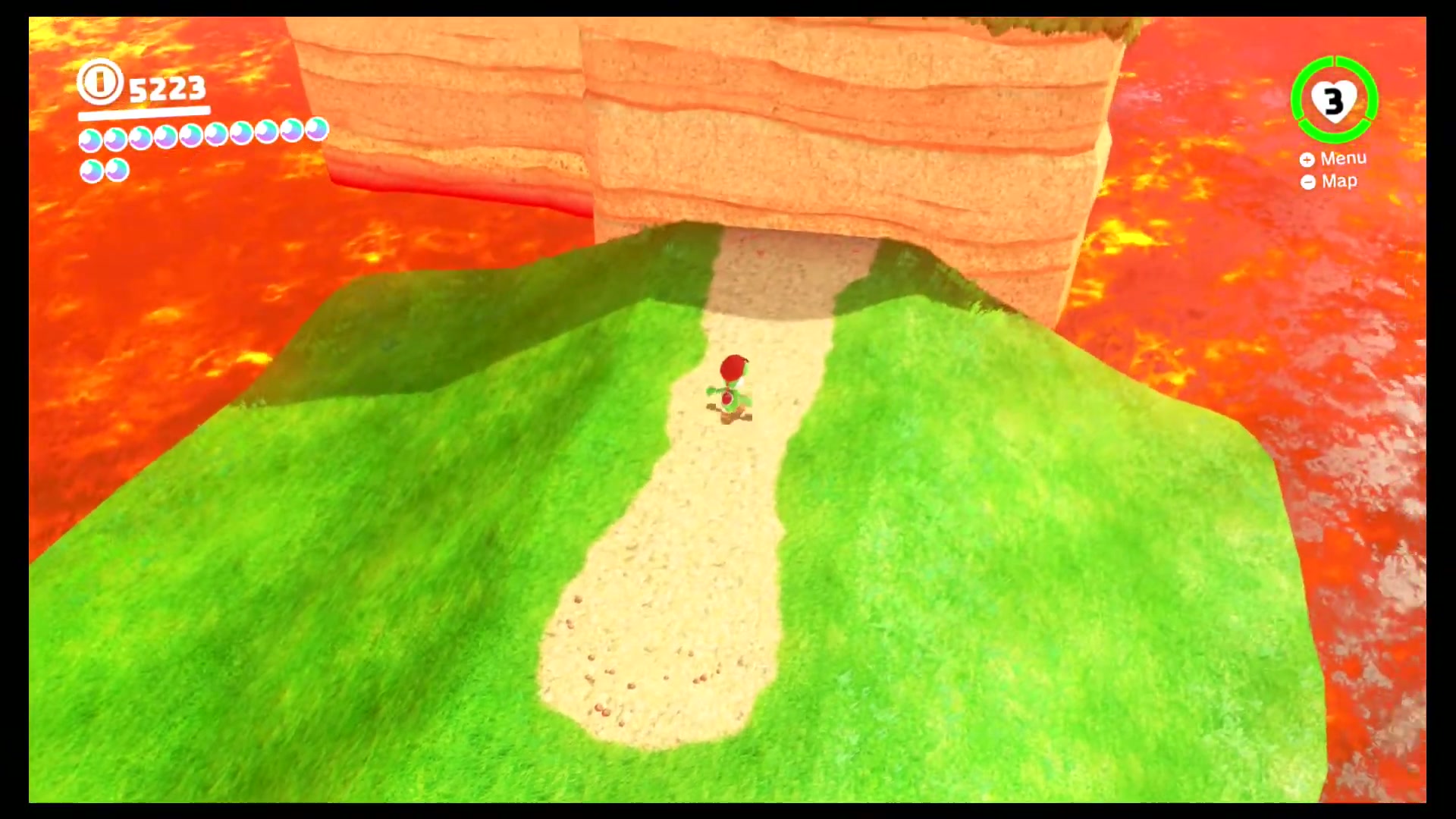 Yoshi on the Sinking Island screenshot 1