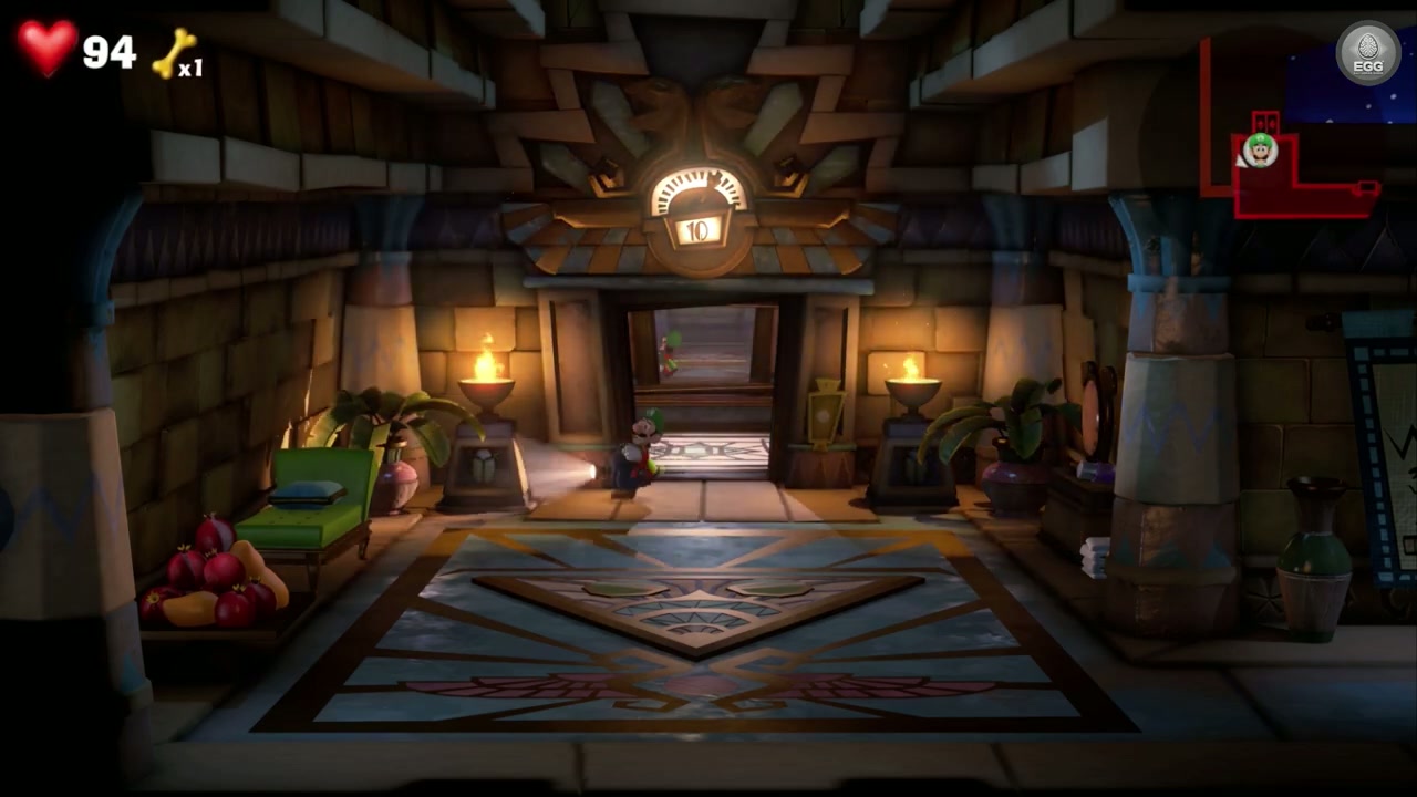 Luigi's Mansion 3 10F Tomb Suites Gem Guide gameplay frame