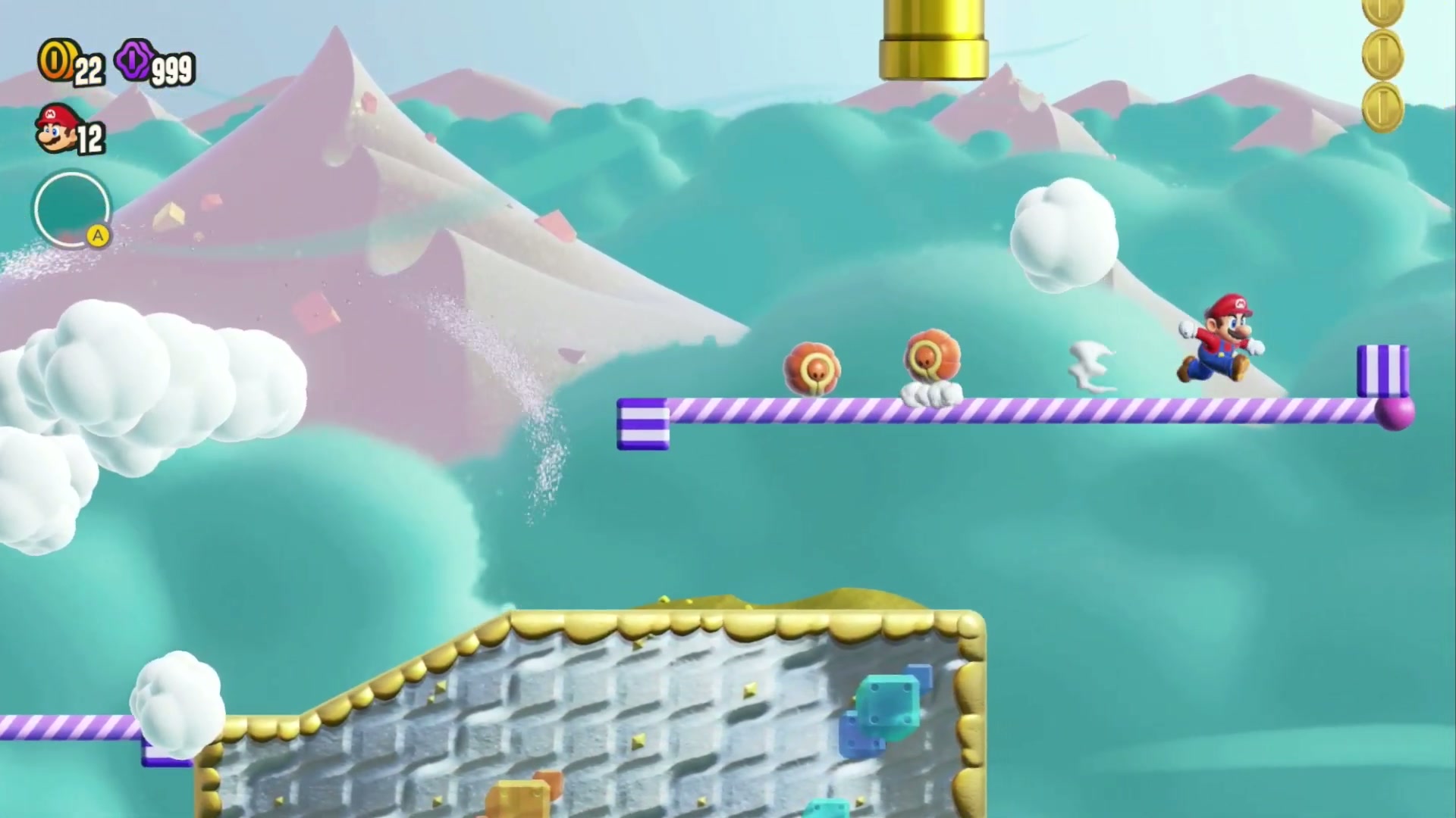 Super Mario Bros. Wonder Sunbaked Desert Wonder Seed 18, Soar the Flight of the Bloomps (2)