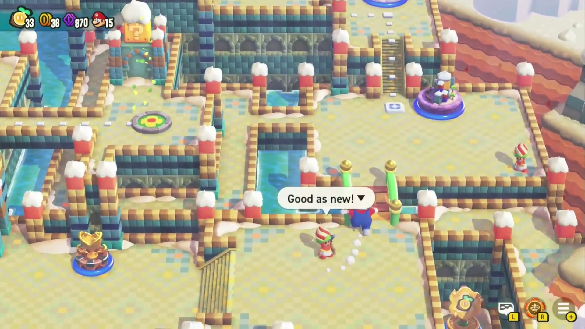 Super Mario Bros. Wonder Sunbaked Desert Wonder Seed 22, Complete Invisibility I