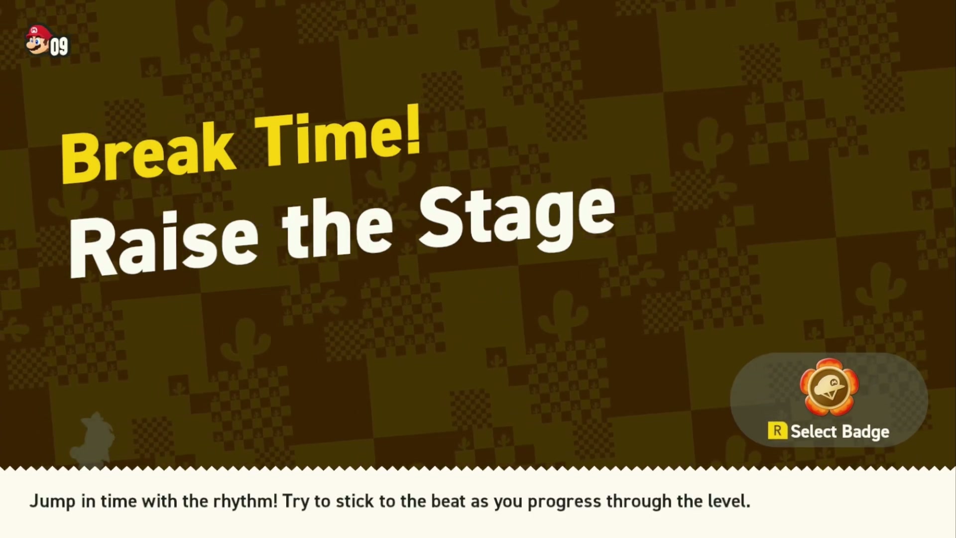 Super Mario Bros. Wonder Sunbaked Desert Wonder Seed 24, Raise the Stage (2)
