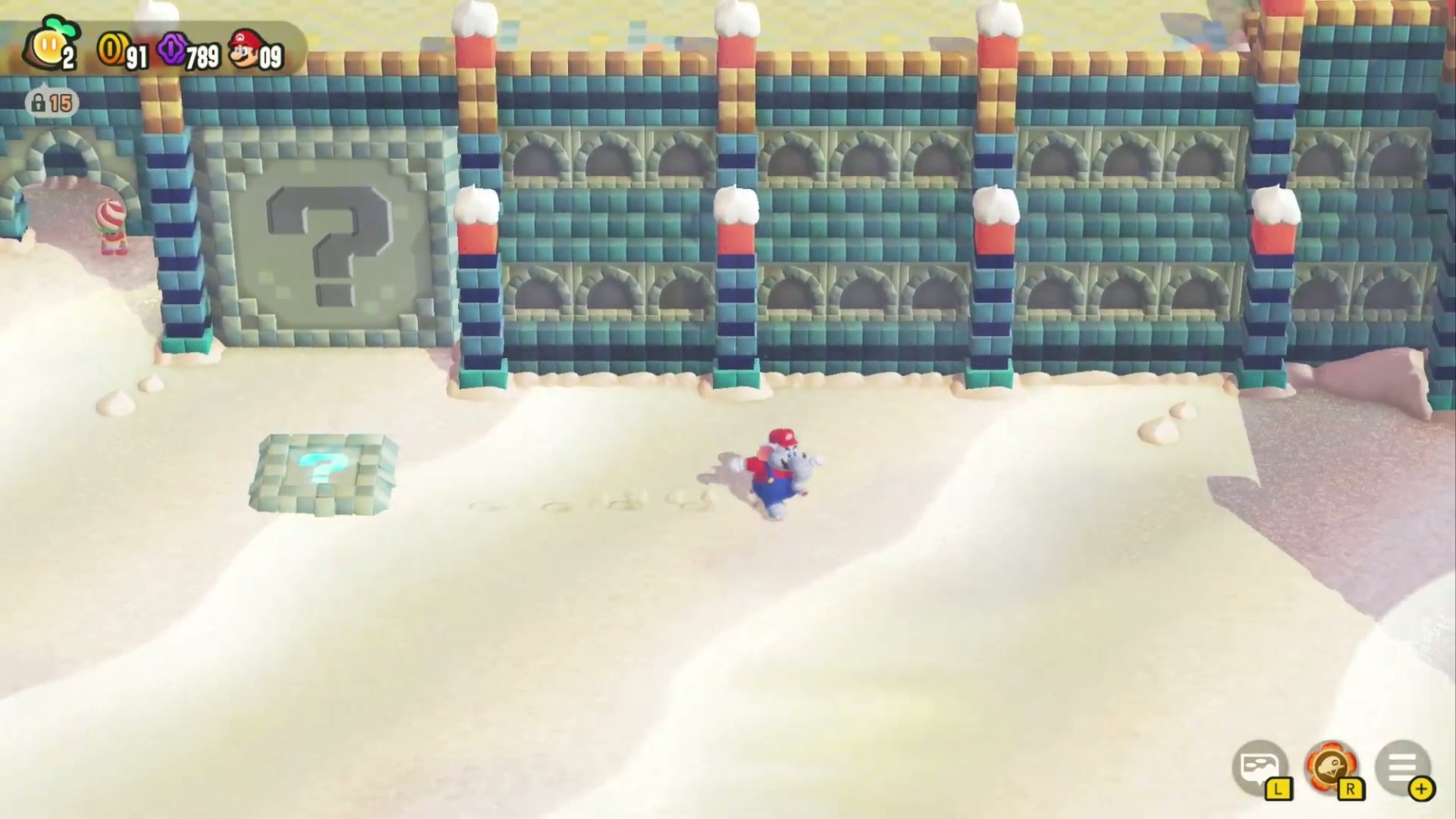 Super Mario Bros. Wonder Sunbaked Desert Wonder Seed 24, Raise the Stage
