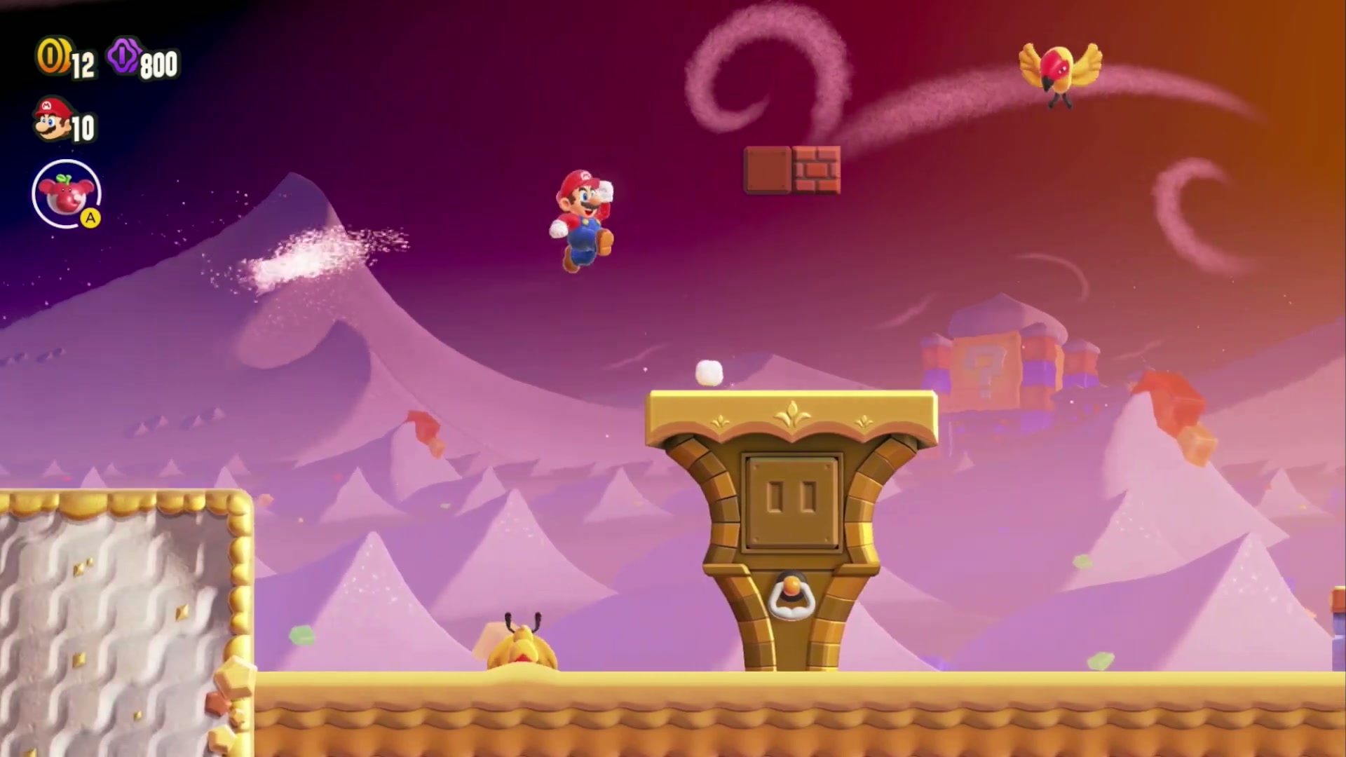 Super Mario Bros. Wonder Sunbaked Desert Wonder Seed 32, Clear the Sunbaked Desert Palace (2)