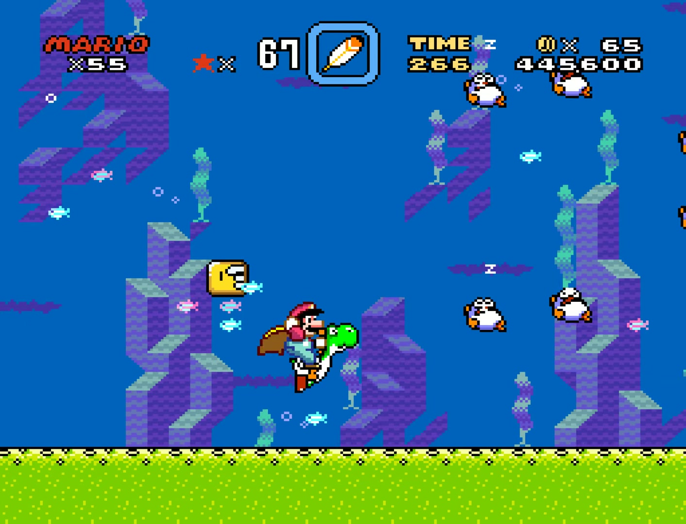Super Mario World Star World 2 secret exit