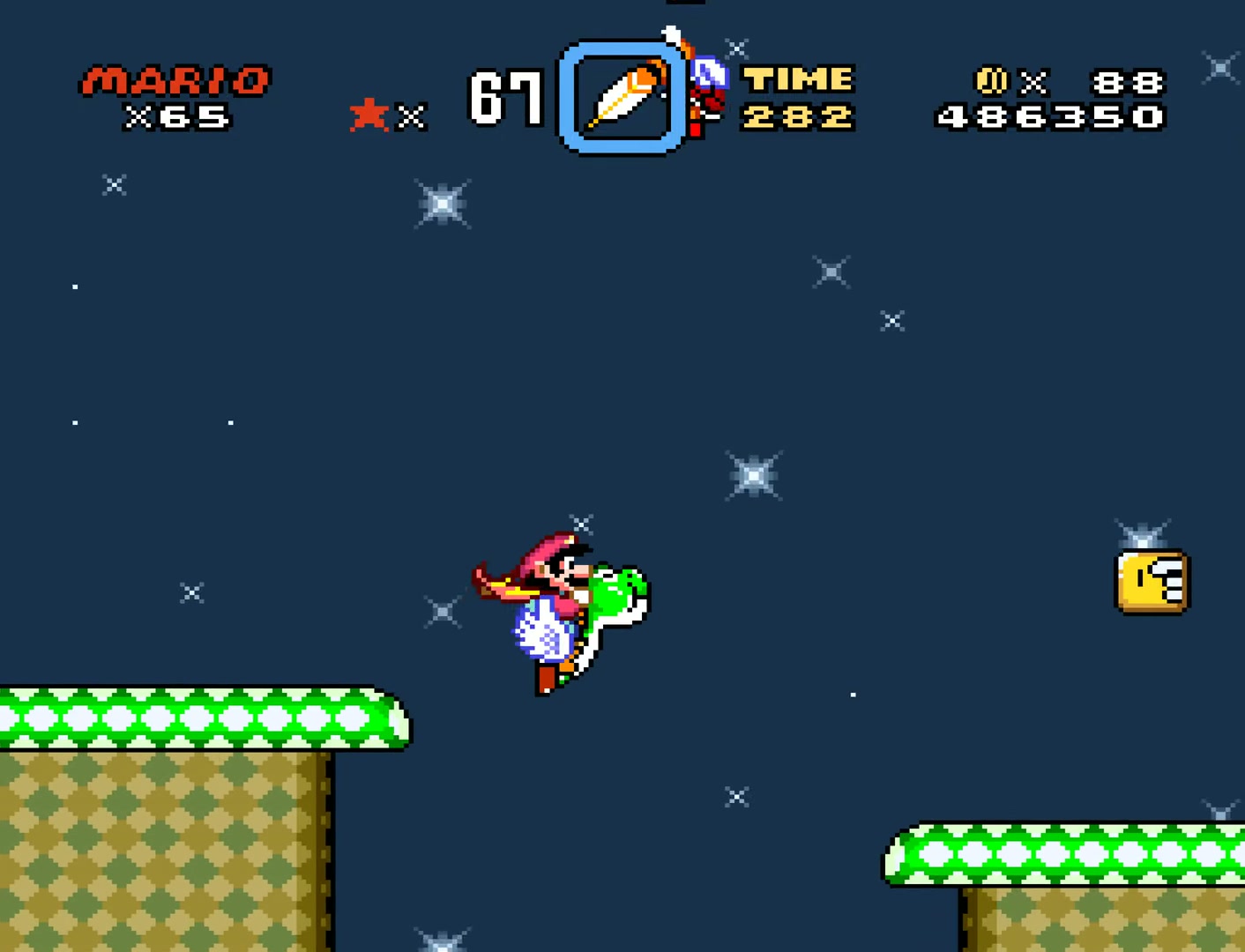 Super Mario World Star World 4 secret exit