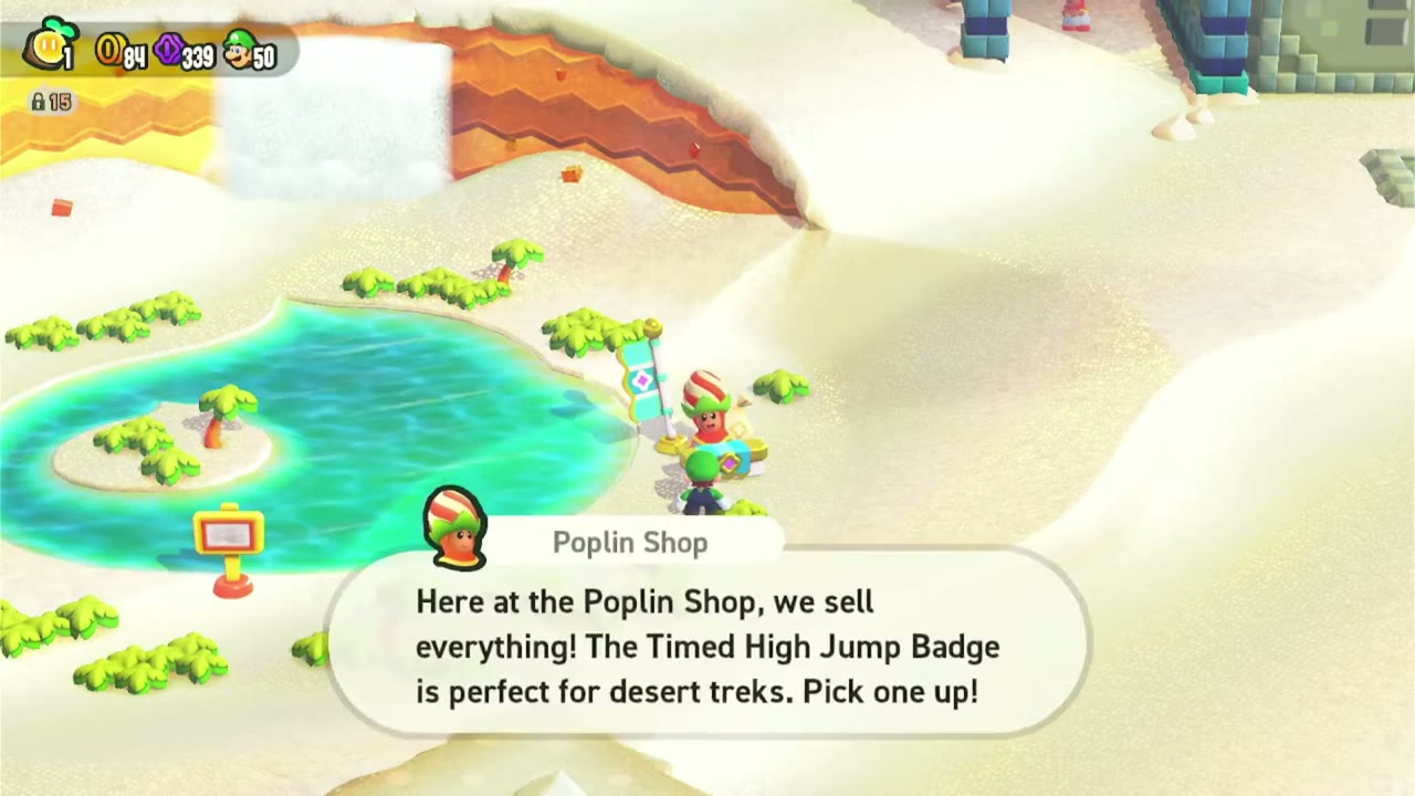 Sunbaked Desert Wonder Seed 32, Poplin Shop 1 next to the oasis