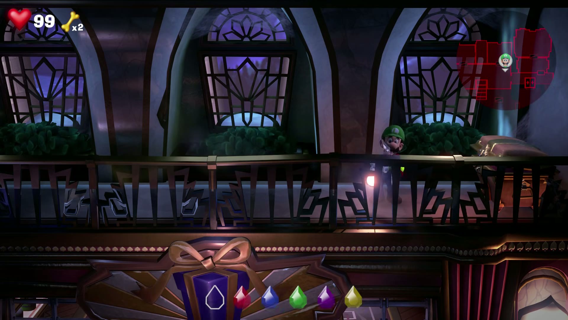 Luigi's Mansion 3 3F Hotel Shops Gem Guide gameplay frame